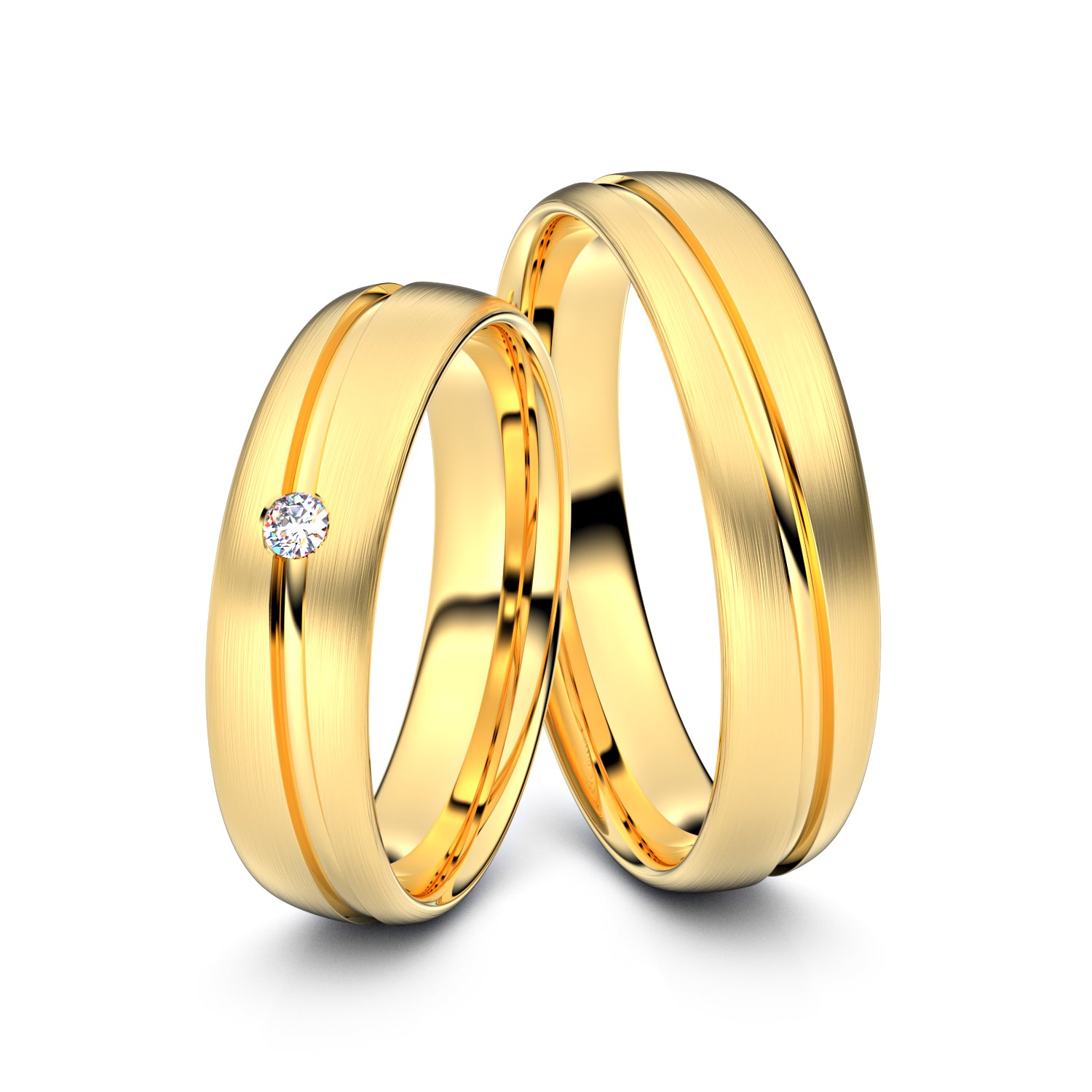 2 Wedding Ring (2 Rings )